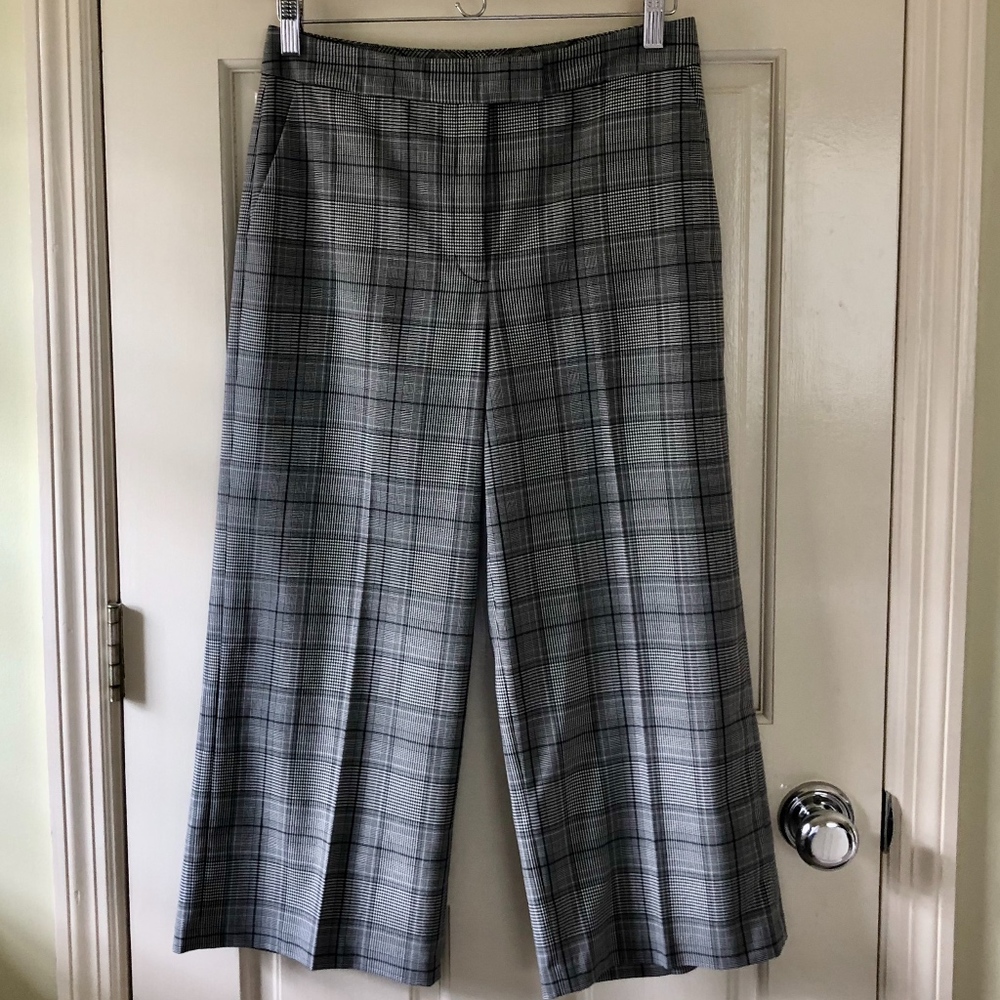 Halogen Cropped Wide-Leg Pants